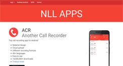 Desktop Screenshot of nllapps.com